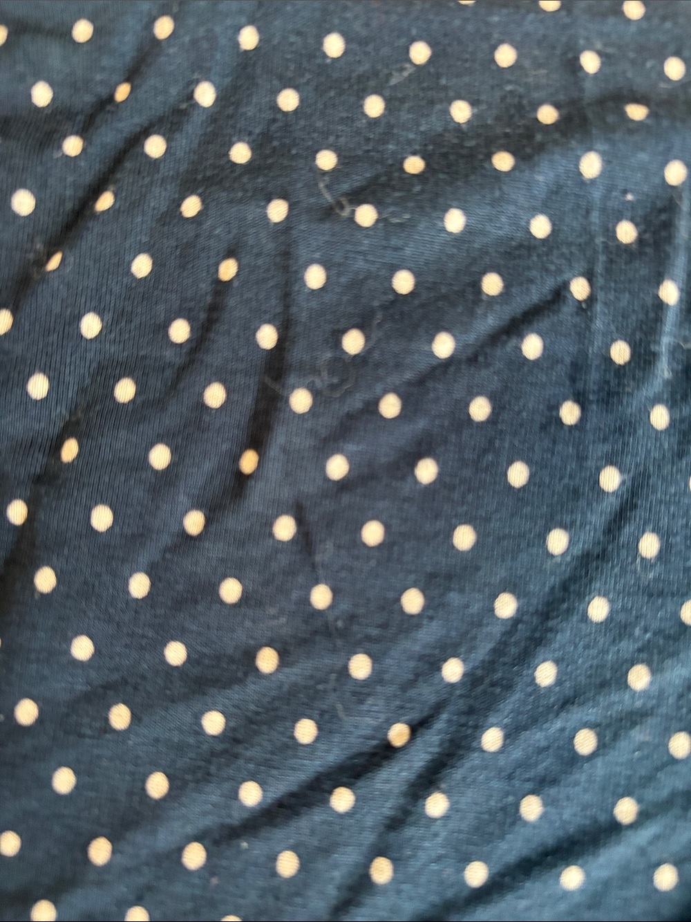 Victoria's Secret Navy Blue Polka Dot Pajama Set - Picture 3 of 6